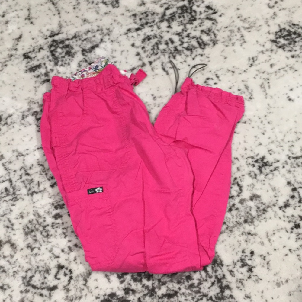 Lg Pink Scrub Pants